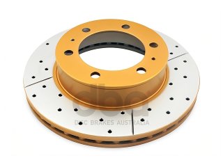 Disque frein avant rainuré percé DBA Toyota Hilux Vigo Ø297mm & Hilux GR diesel