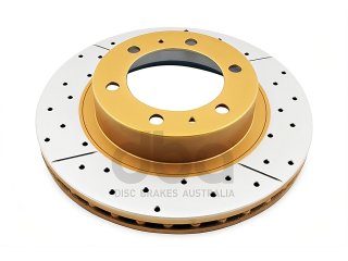 Disque frein avant rainuré percé DBA Toyota Hilux Vigo Revo FJ Cruiser Ø319mm