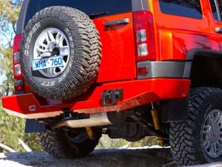 REAR BAR HUMMER H3 NO FLARES