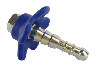 Tétine de gaz CADAC avec volant pour tuyau gaz 1/4” main gauche