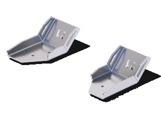 Protections aluminium 4mm ancrages tirants de pont arrière Ineos Grenadier N4-Offroad