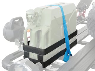 Porte jerrycan Horizontal RHINORACK 480x170 mm