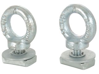 Kit de 2 anneaux avec écrou noyé pour barre de toit Heavy Duty de Rhino Rack