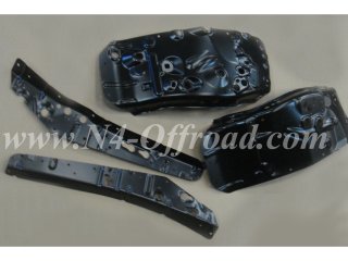 Kit de renforts d'ailes avant à souder pour Toyota Land Cruiser KDJ120 KDJ125 - kit de 4 pièces N4-Offroad