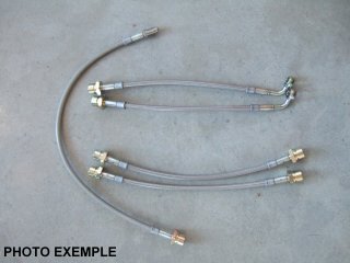 Kit durites de Frein aviation en inox PAJERO