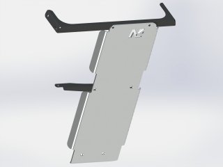 Ski de protection boîtes vitesses et transfert en aluminium de 8mm pour Toyota KZJ90 KDJ90 N4-Offroad