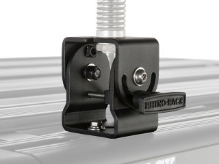 Support pliant rabatable d'antenne ou led pour galerie et barre de toit Vortex et Heavy Duty Rhino Rack