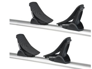 Kit porte kayak sur barre de toit et galerie avec chargement latéral de Rhino Rack