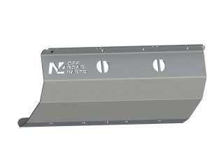 Ski de protection de réservoir AdBlue et silencieux arrière en aluminium de 6mm pour Jeep Wrangler JL 2.2 Diesel N4-Offroad