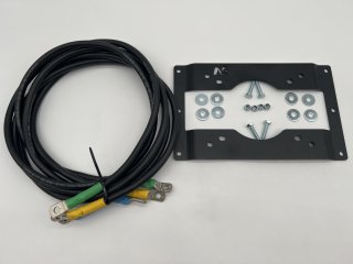 Kit support spécifique de fixation déport 1.5 mètres pour boitier relais de treuil Warn VR Evo Zeon Tabor N4-Offroad