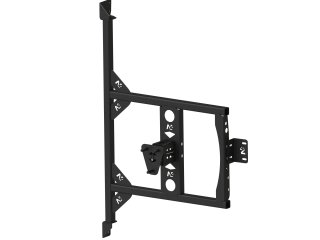 Porte roue de secours en inox sur porte arrière gauche Fiat Ducato-Campeo N4-Offroad