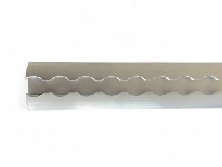 Rail arrimage Aero semi circulaire aluminium anodise 2000m