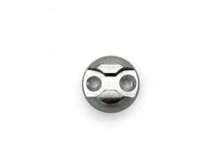 Plaquette simple ancrage Aero aluminium anodise