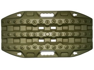 Plaque à sable Maxtrax Mini + Jaxbase vert olive - Le set