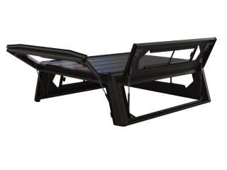 Hardtop Contour noir/ lisse avec fenêtre latérale pour Nissan Navara NP300 EU 2015+ double cabine Alu-Cab