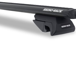 Kit 2 barres de toit noire Vortex 1065mm avec pieds SX Subaru Outback Gen III 2003-2009