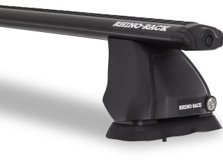 Kit 2 barres de toit noire Vortex 1370mm pied 2500 FMP Bmw Série 5 GT F07 2010-2013