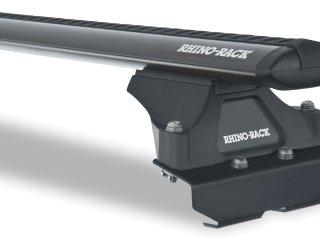 Kit 2 barres de toit noire 1800mm Vortex avec pieds RLTP Fiat Ducato Gen II & III