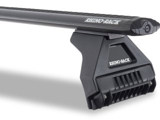 Kit 3 barres de toit noire 1800mm Vortex avec pieds RL110 Ford Transit