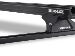 Kit 2 barres de toit noire 1250mm Heavy Duty RLTP Trackmount