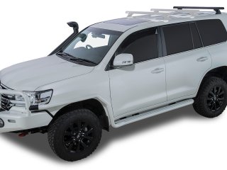 Kit 1 barre de toit arrière noire Heavy Duty avec pieds RCH Toyota Land Cruiser série 200 2007-2021