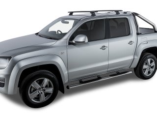 Kit 2 barres de toit noire Vortex 1370mmRCH Volkswagen Amarok 2H 2011-2023