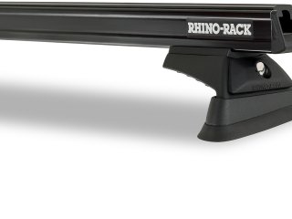 Kit 2 barres de toit noire 1250mm Heavy Duty RCL Trackmount Chevrolet Colorado 7 2012-2016