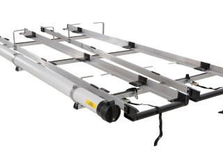 Système de porte-échelle double multi-coulissant 3 0 m avec conduit Volkswagen Transporter T5 2004-2015