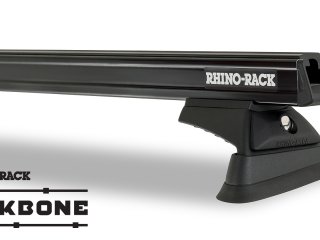 Kit 2 barres de toit noire 1500mm RCL Rhino-Rack Backbone Heavy Duty Jeep Wrangler JK 2011-2019