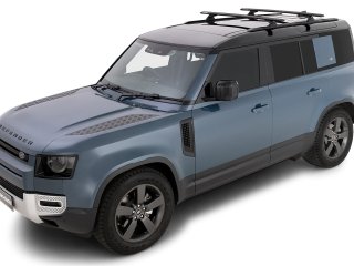 Kit 2 barres de toit noire Vortex 1370mm RCL Land Rover Defender II 110 L663 2020-
