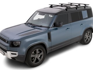 Kit 3 barres de toit noire Vortex 1370mm RCL Land Rover Defender II 110 L663 2020-