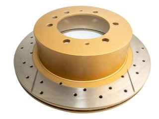 Disque frein arrière rainuré percé DBA Nissan Patrol GR Y60 Y61