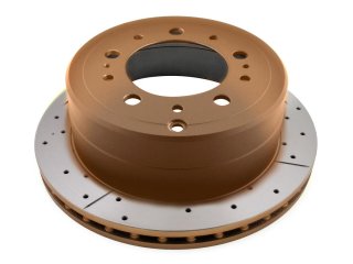 Disque frein arrière rainuré percé DBA Toyota Land Cruiser HDJ100