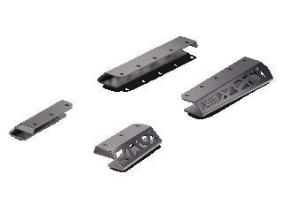 Kit fixation N4-Offroad pour installation galerie Rhino Rack sur Dacia Duster 2024+