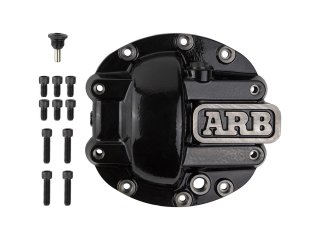 Coquille de protection noire ARB pont DANA 30 Jeep Wrangler et Cherokee