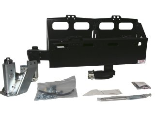 Porte jerrycan double côté gauche pour pare chocs arrière Kaymar sur Toyota Land Cruiser VDJ200