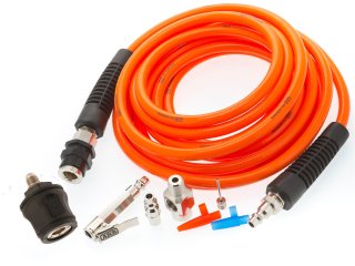 Kit tuyau 7m 10bars + raccords et adaptateurs de gonflage compresseur ARB