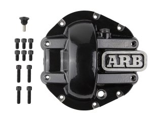 Coquille de protection noire ARB pont DANA 44 Jeep Wrangler JK TJ