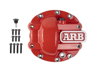 Coquille de protection rouge ARB pont DANA 30 Jeep Wrangler et Cherokee