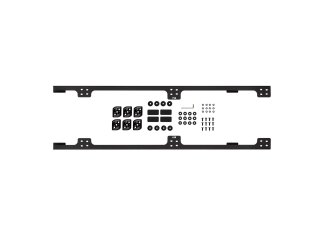 Kit de montage ARB BASE Rack pour hard top Classic / Classic Plus Ford Ranger Double Cab T6 / T7 / T8 2012-2022