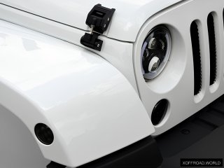 Feux répétiteurs clignotants fumés leds pour Jeep Wrangler JK - la paire