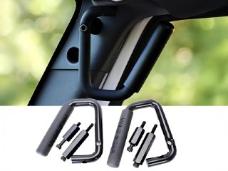 Poignée de maintien sur montant de pare brise pour Jeep Wrangler JK - la paire