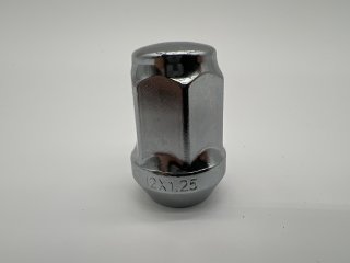 Ecrou de roue chromé 12x125 - Hex 19mm - Cône 60° - L35mm N4-Offroad