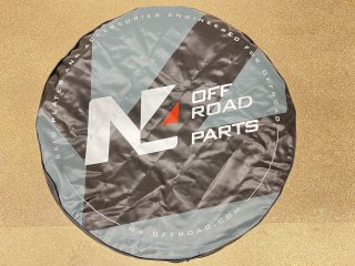 Cache couvre roue noir logo N4 Offroad Ø80 cm pour pneu en 265/70x17