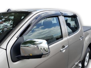 Jeu 4 déflecteurs vitre avant arrière Isuzu Dmax 2012-2020