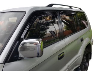 Jeu 4 déflecteurs vitre avant et arrière Toyota KZJ95 KDJ95