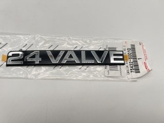 Monogramme chromé 24 VALVE de hayon HDJ80