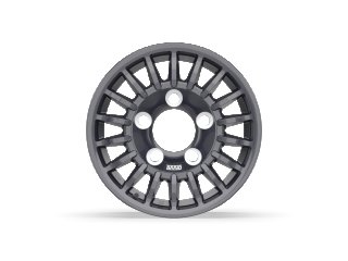 Jante Alu Braid Winrace Gris anthracite 7x16 5x165 ET10 Land Rover Defender