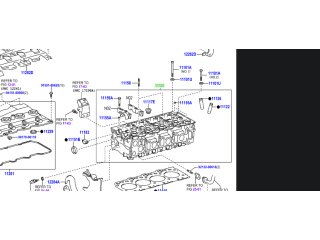 Culasse nue Land Cruiser 3.0D4-D KDJ9 KDJ12 KDJ15 Hilux Vigo