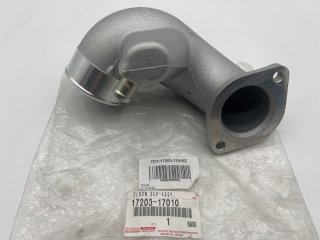 Pipe aluminium entrée air turbo HDJ100 - Turbo géo standard